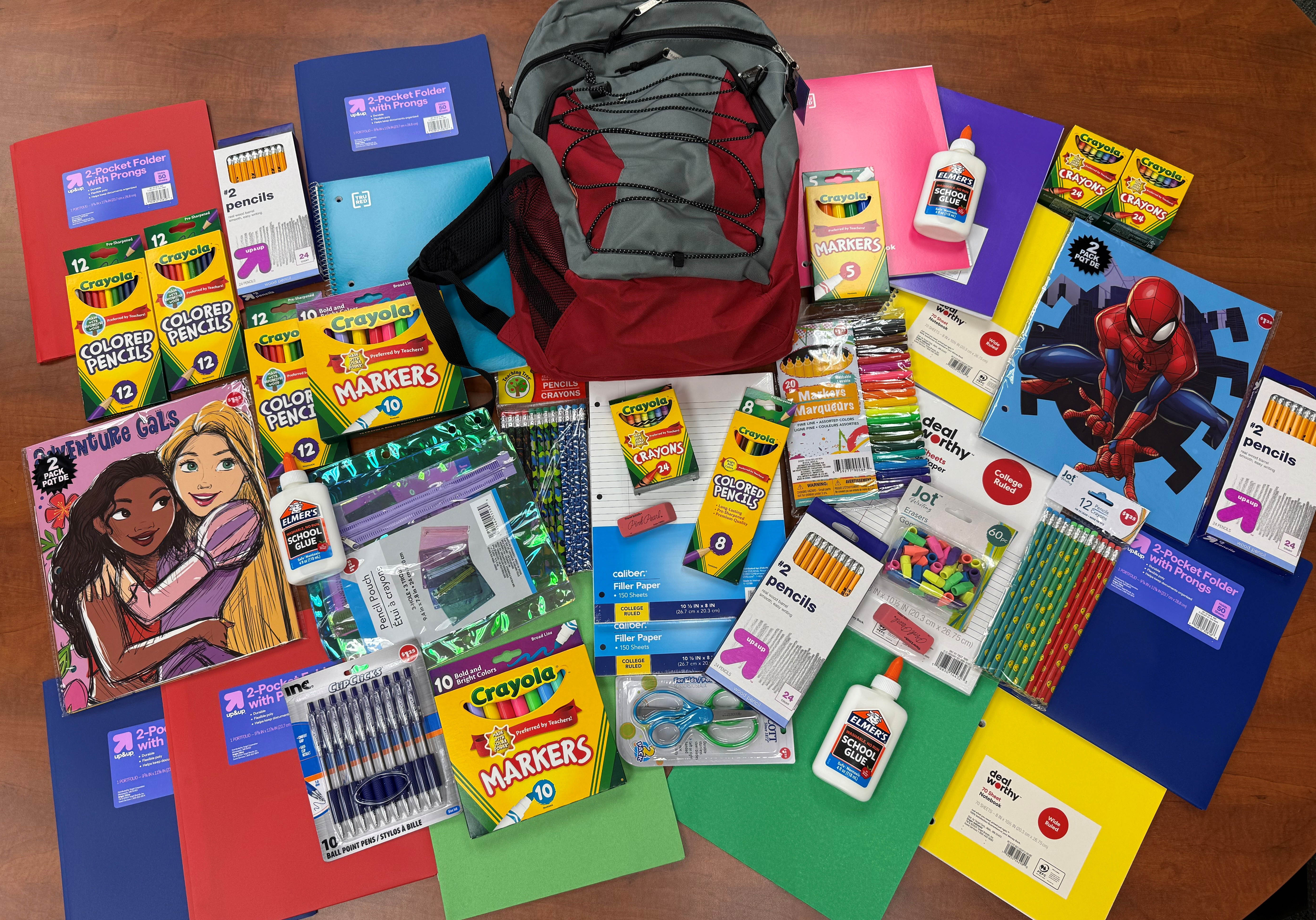 School supplies donated to Educational Resources for Children
